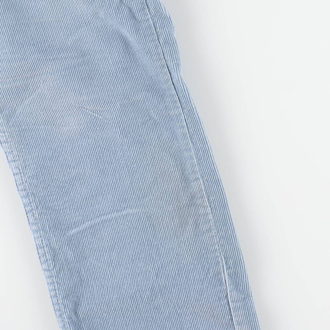 Levi's 505 Regular Fit Straight Leg Corduroy Pants, Men's, Size W30 cotton Blue type light blue Vintage Second Hand