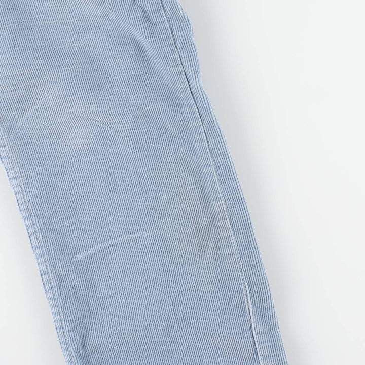 Levi's 505 Regular Fit Straight Leg Corduroy Pants, Men's, Size W30 cotton Blue type light blue Vintage Second Hand