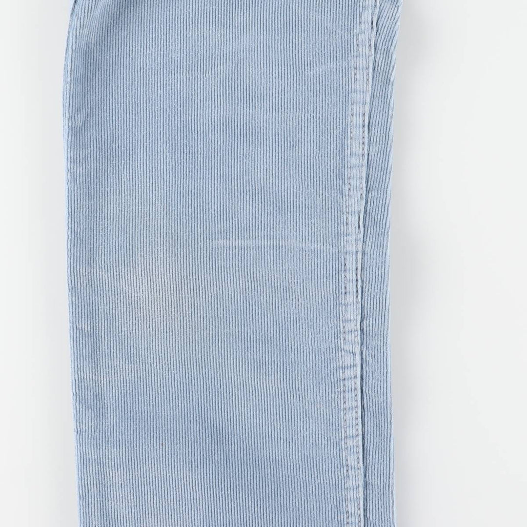 Levi's 505 Regular Fit Straight Leg Corduroy Pants, Men's, Size W30 cotton Blue type light blue Vintage Second Hand