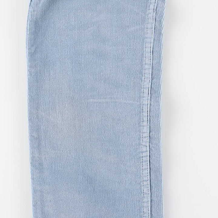 Levi's 505 Regular Fit Straight Leg Corduroy Pants, Men's, Size W30 cotton Blue type light blue Vintage Second Hand
