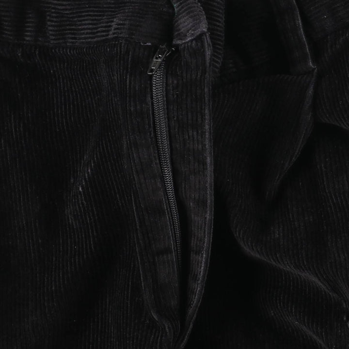 Vintage 90'S Tommy Hilfiger Two-pleat Corduroy Pants, Men's Size W32 cotton black type Vintage Second Hand