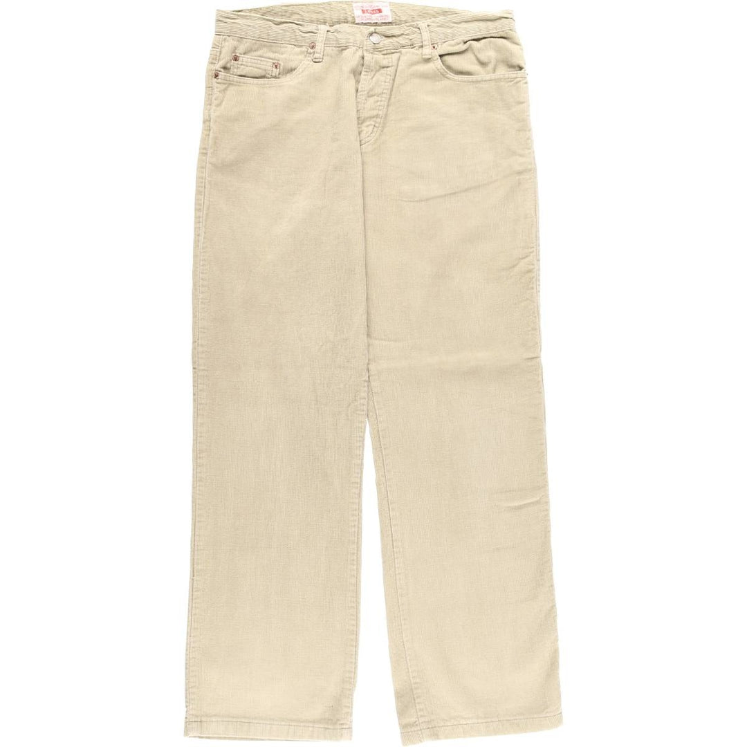 Levi's 501-0193 Corduroy Pants, Made in USA, Men's, Size W34 cotton yellow type Vintage Second Hand