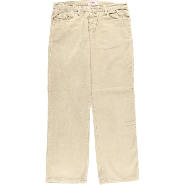 Levi's 501-0193 Corduroy Pants, Made in USA, Men's, Size W34 cotton yellow type Vintage Second Hand