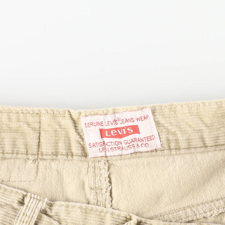 Levi's 501-0193 Corduroy Pants, Made in USA, Men's, Size W34 cotton yellow type Vintage Second Hand