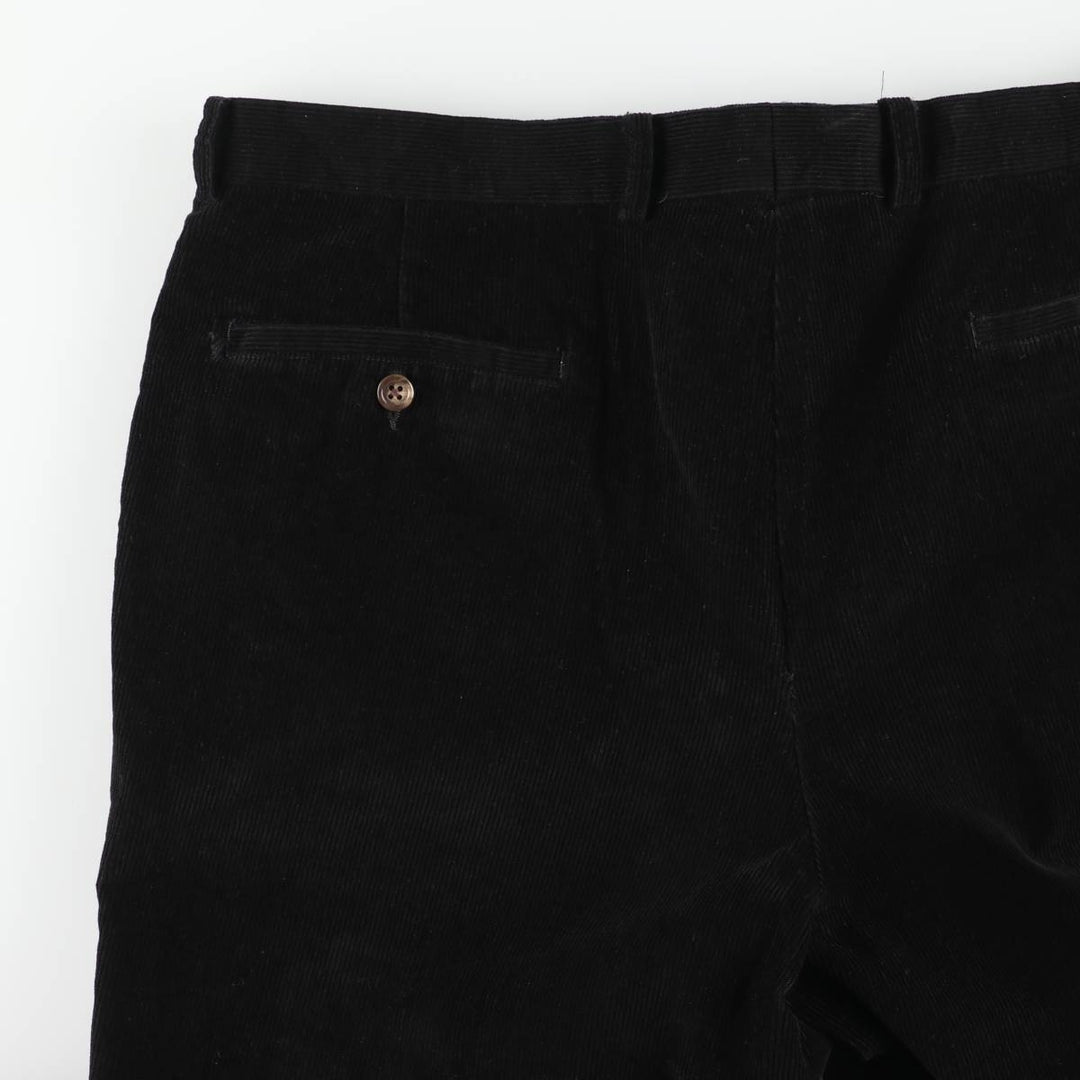 Ralph Lauren Lauren corduroy pants, men's size W37 cotton dark chocolate Vintage Second Hand