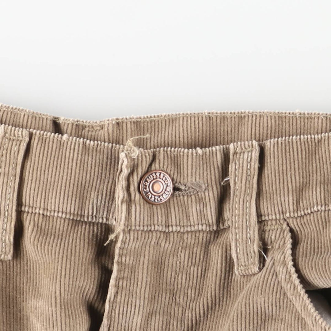 Levi's 519-1523 Corduroy Pants, Men's, Size W32 unclear Beige type Vintage Second Hand