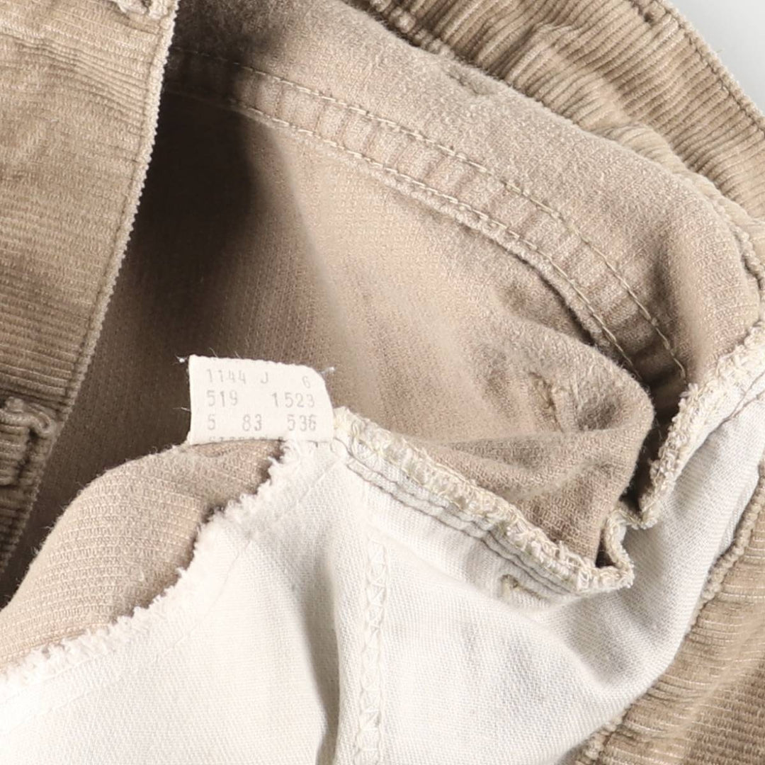 Levi's 519-1523 Corduroy Pants, Men's, Size W32 unclear Beige type Vintage Second Hand