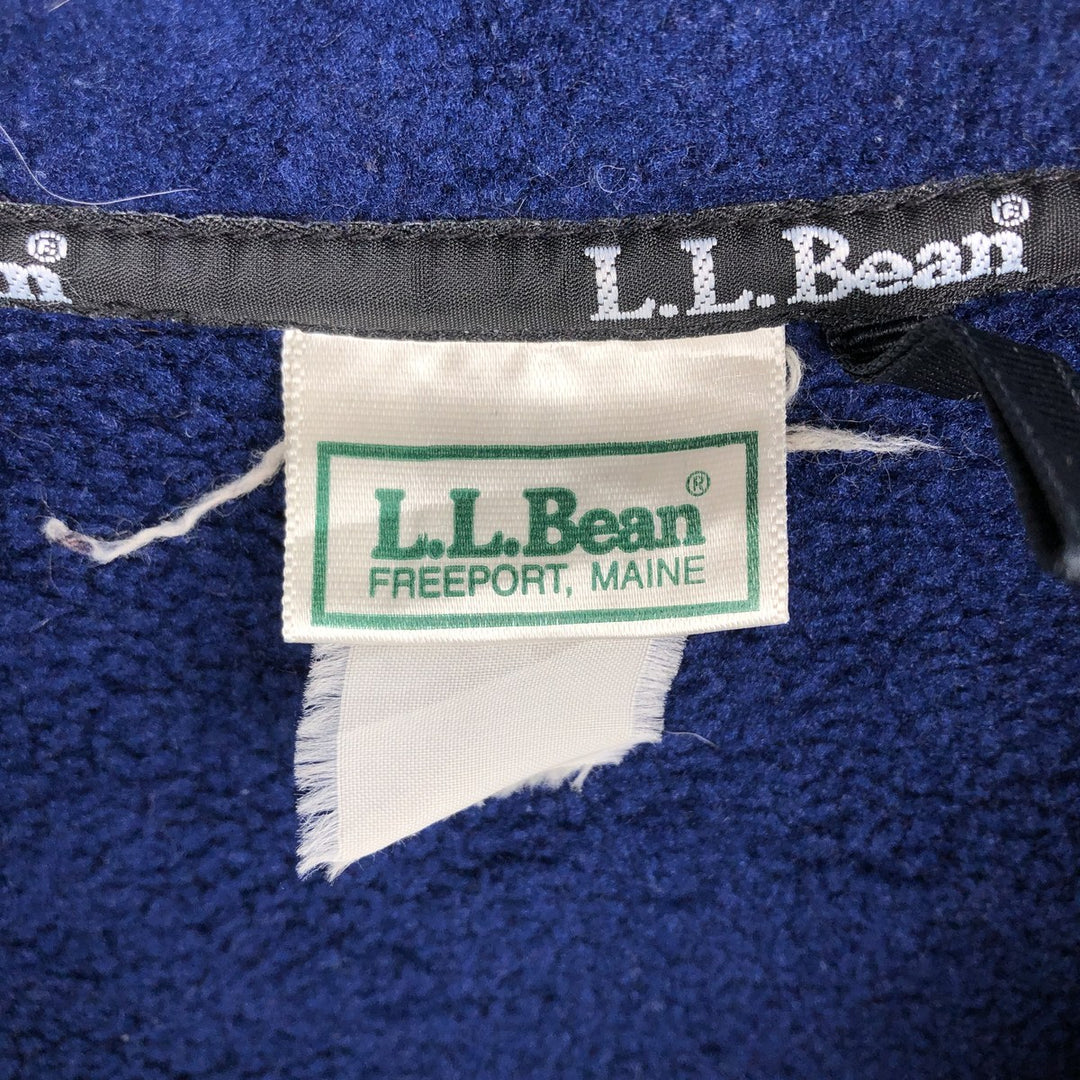 90'S LL Bean Fleece Jacket, Men's XXL, Vintage unclear blue type Vintage Second Hand