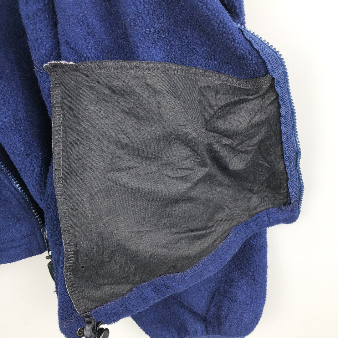 90'S LL Bean Fleece Jacket, Men's XXL, Vintage unclear blue type Vintage Second Hand