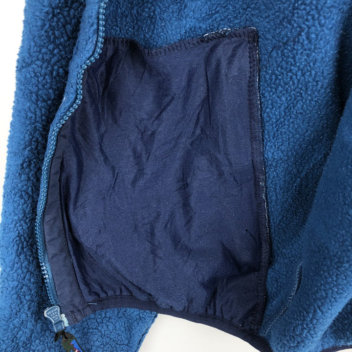 90'S LLBean Vintage Fleece Jacket, Men's XL unclear blue type Vintage Second Hand