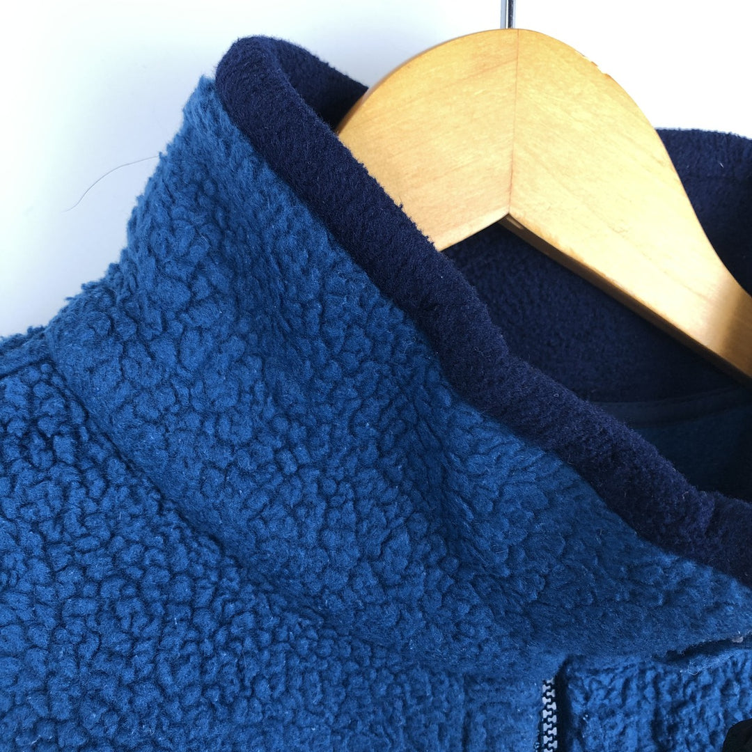 90'S LLBean Vintage Fleece Jacket, Men's XL unclear blue type Vintage Second Hand