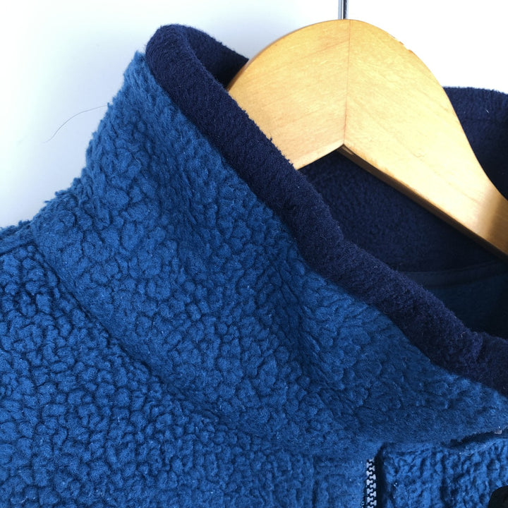 90'S LLBean Vintage Fleece Jacket, Men's XL unclear blue type Vintage Second Hand