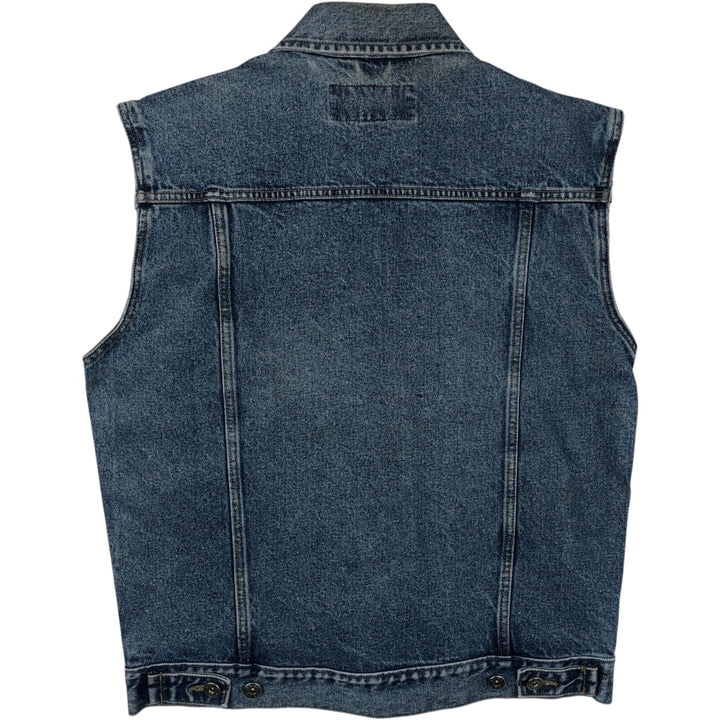 Wrangler HERO Denim Vest, Men's Size M (approx.) unclear blue type Vintage Second Hand