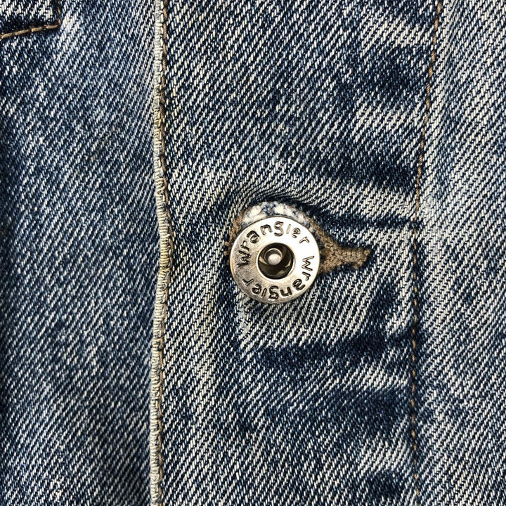 Wrangler HERO Denim Vest, Men's Size M (approx.) unclear blue type Vintage Second Hand
