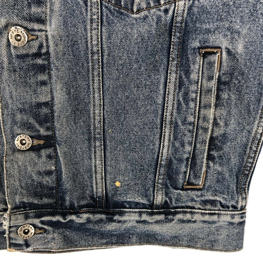 Wrangler HERO Denim Vest, Men's Size M (approx.) unclear blue type Vintage Second Hand