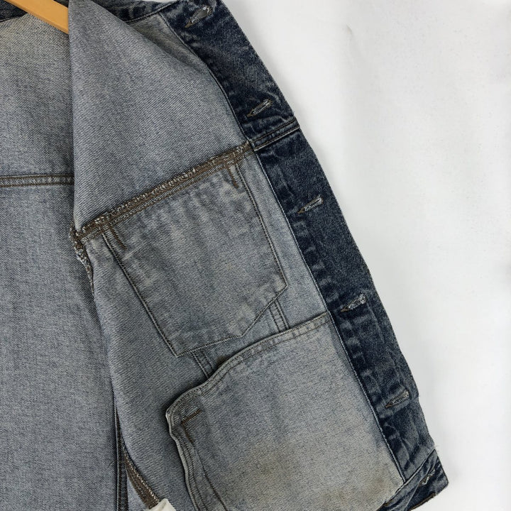 Wrangler HERO Denim Vest, Men's Size M (approx.) unclear blue type Vintage Second Hand