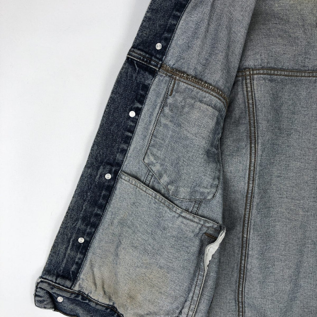 Wrangler HERO Denim Vest, Men's Size M (approx.) unclear blue type Vintage Second Hand