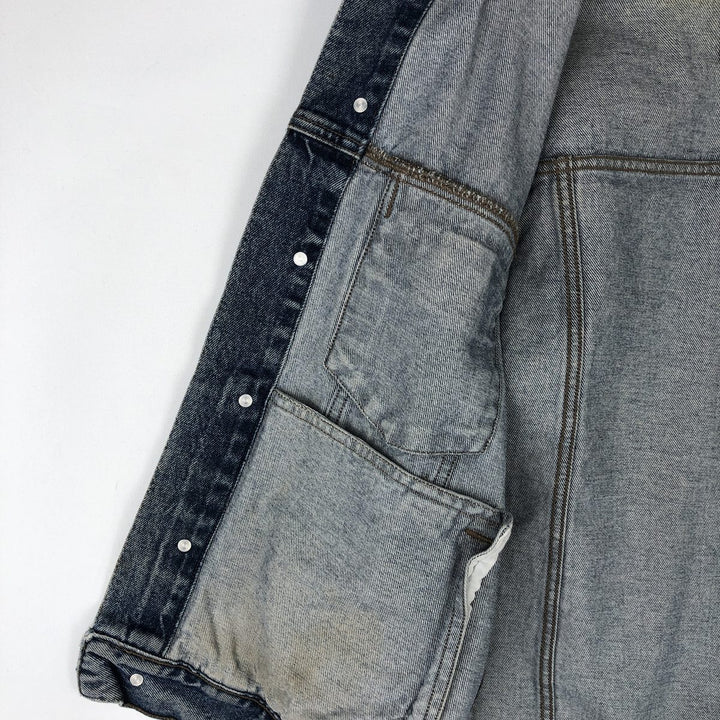 Wrangler HERO Denim Vest, Men's Size M (approx.) unclear blue type Vintage Second Hand
