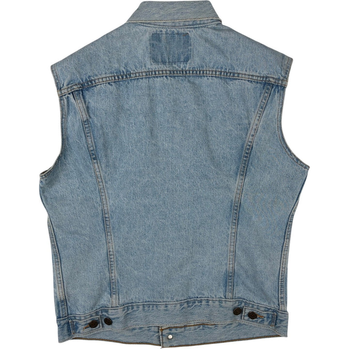 Levi's 75530-0107 Denim Vest, Made in Canada, Men's Size M (approx.) cotton blue type Vintage Second Hand