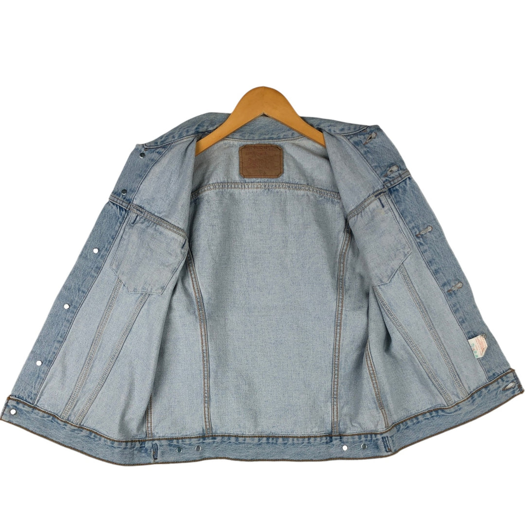Levi's 75530-0107 Denim Vest, Made in Canada, Men's Size M (approx.) cotton blue type Vintage Second Hand