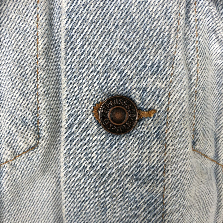 Levi's 75530-0107 Denim Vest, Made in Canada, Men's Size M (approx.) cotton blue type Vintage Second Hand
