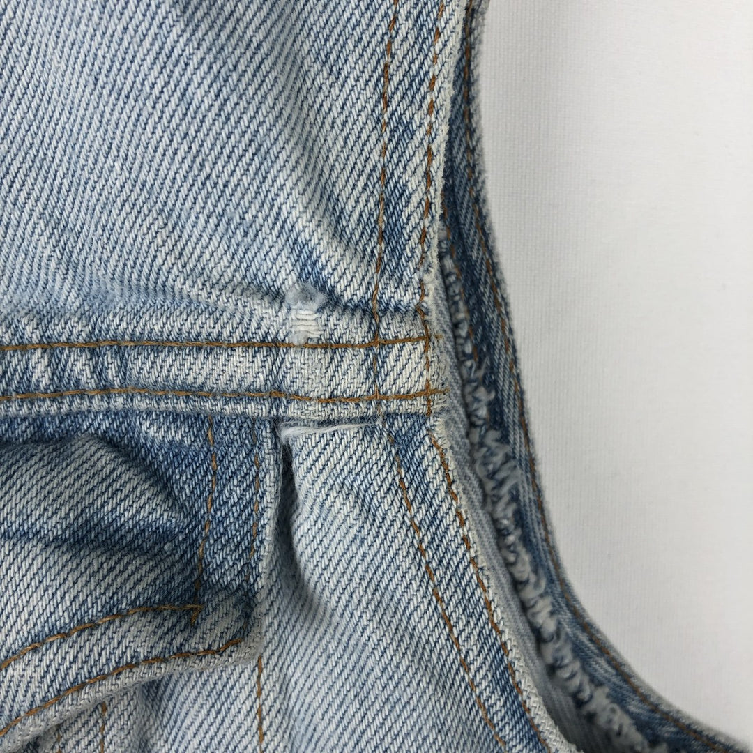 Levi's 75530-0107 Denim Vest, Made in Canada, Men's Size M (approx.) cotton blue type Vintage Second Hand