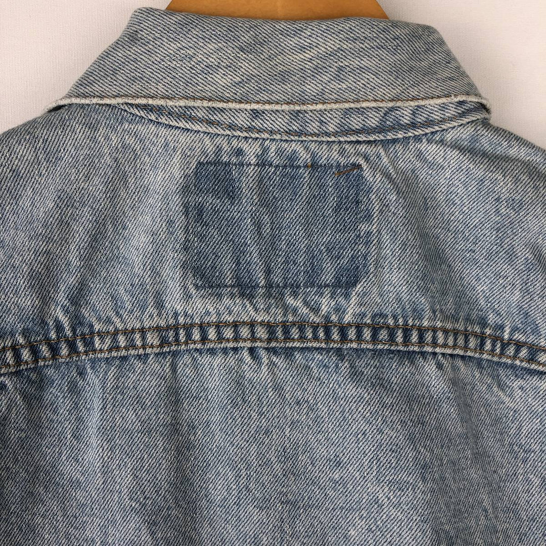 Levi's 75530-0107 Denim Vest, Made in Canada, Men's Size M (approx.) cotton blue type Vintage Second Hand
