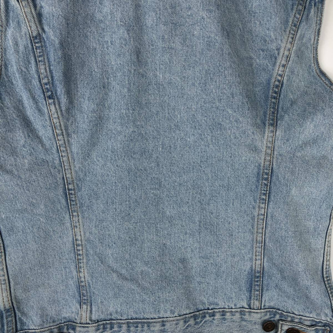 Levi's 75530-0107 Denim Vest, Made in Canada, Men's Size M (approx.) cotton blue type Vintage Second Hand