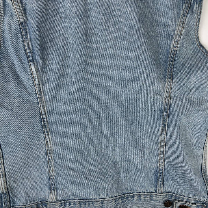 Levi's 75530-0107 Denim Vest, Made in Canada, Men's Size M (approx.) cotton blue type Vintage Second Hand