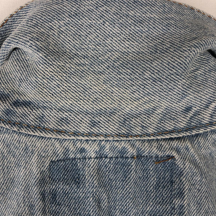 Levi's 75530-0107 Denim Vest, Made in Canada, Men's Size M (approx.) cotton blue type Vintage Second Hand