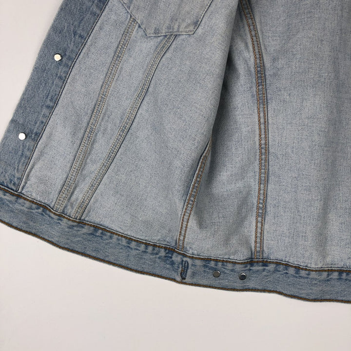 Levi's 75530-0107 Denim Vest, Made in Canada, Men's Size M (approx.) cotton blue type Vintage Second Hand