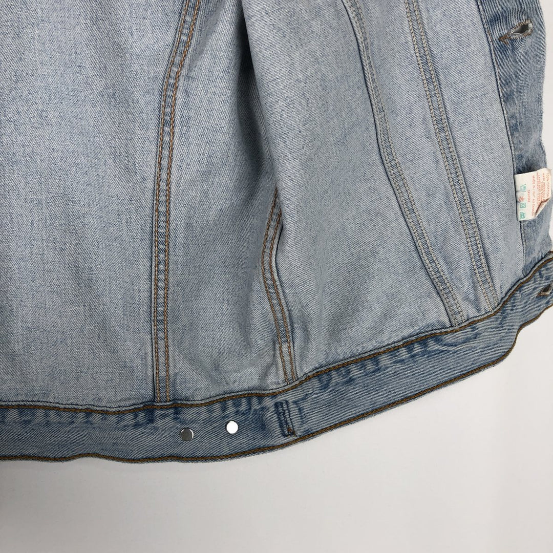 Levi's 75530-0107 Denim Vest, Made in Canada, Men's Size M (approx.) cotton blue type Vintage Second Hand