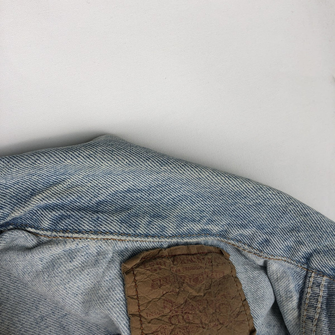 Levi's 75530-0107 Denim Vest, Made in Canada, Men's Size M (approx.) cotton blue type Vintage Second Hand