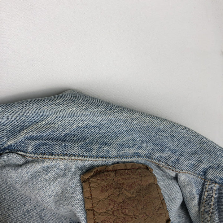Levi's 75530-0107 Denim Vest, Made in Canada, Men's Size M (approx.) cotton blue type Vintage Second Hand