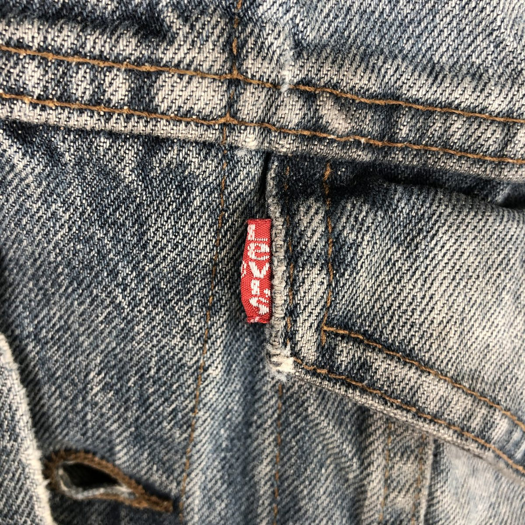 Levi's 75530-0308 Denim Vest, Made in Canada, Men's Size L (approx.), Vintage. cotton blue type Vintage Second Hand