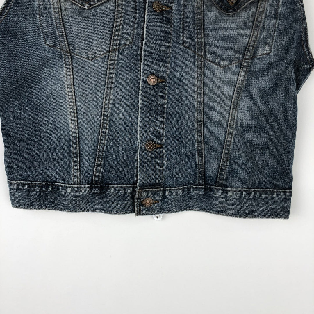 Levi's 75530-0308 Denim Vest, Made in Canada, Men's Size L (approx.), Vintage. cotton blue type Vintage Second Hand