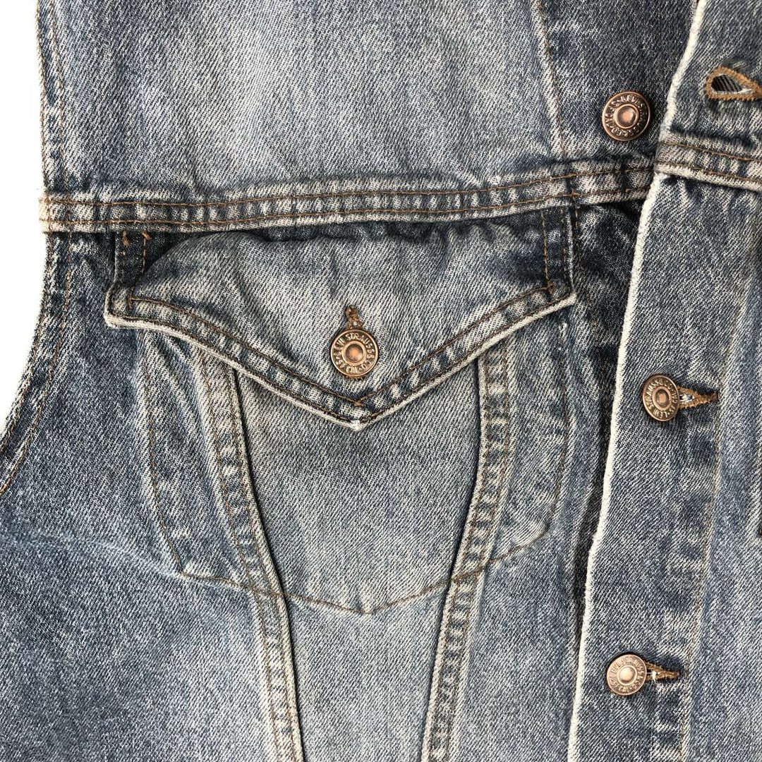 Levi's 75530-0308 Denim Vest, Made in Canada, Men's Size L (approx.), Vintage. cotton blue type Vintage Second Hand