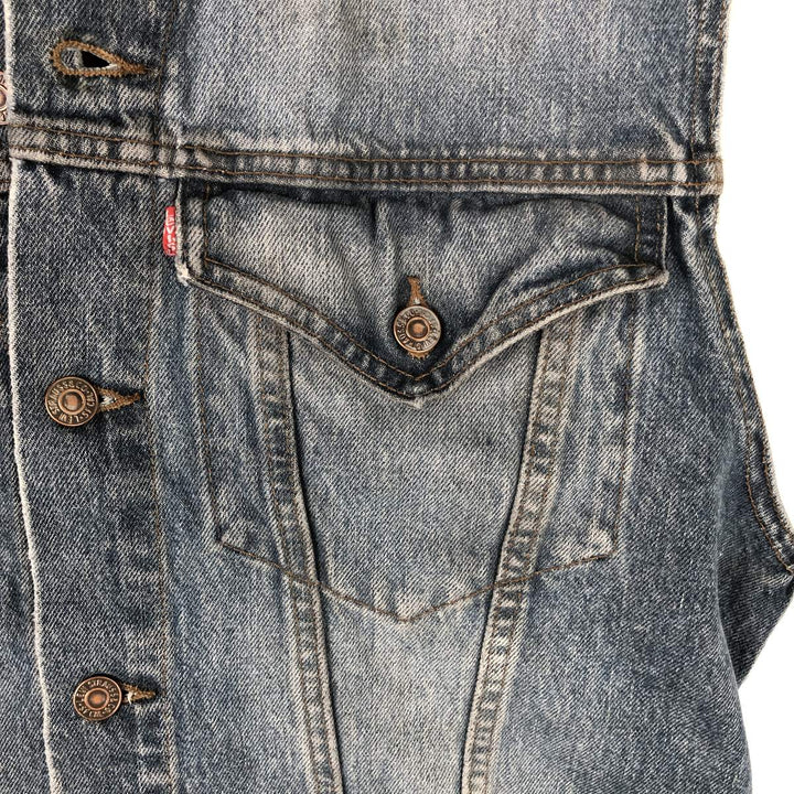 Levi's 75530-0308 Denim Vest, Made in Canada, Men's Size L (approx.), Vintage. cotton blue type Vintage Second Hand