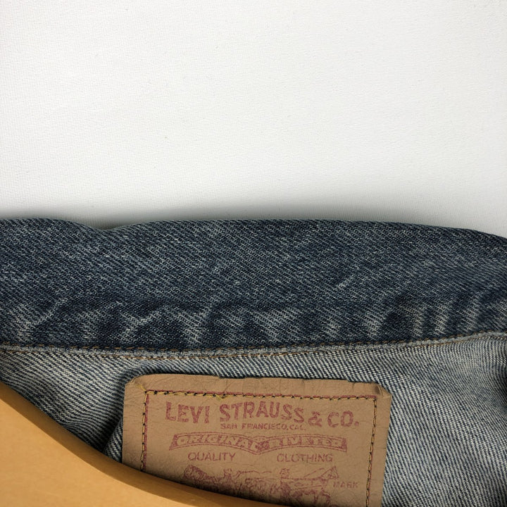 Levi's 75530-0308 Denim Vest, Made in Canada, Men's Size L (approx.), Vintage. cotton blue type Vintage Second Hand