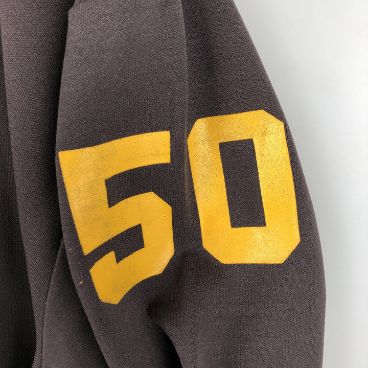 Champion College Sweatshirt, Made in USA, Men's Size XL Nylon brown type Vintage Second Hand