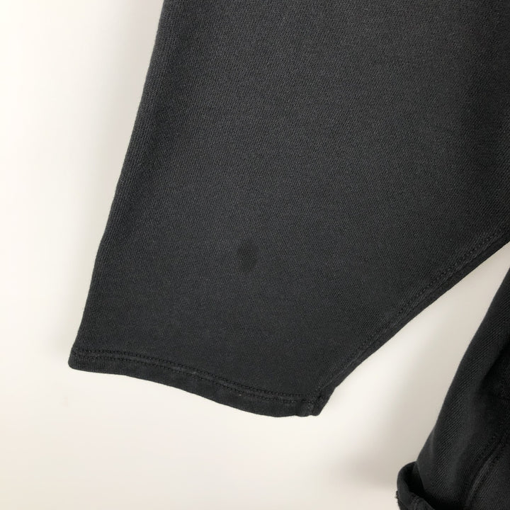 J.Crew Half-Zip Sweatshirt, Men's Size Medium cotton black type Vintage Second Hand