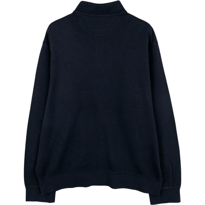 Ralph Lauren POLO RALPH LAUREN Half-zip sweatshirt, sweatshirt, men's size L cotton navy blue type Vintage Second Hand