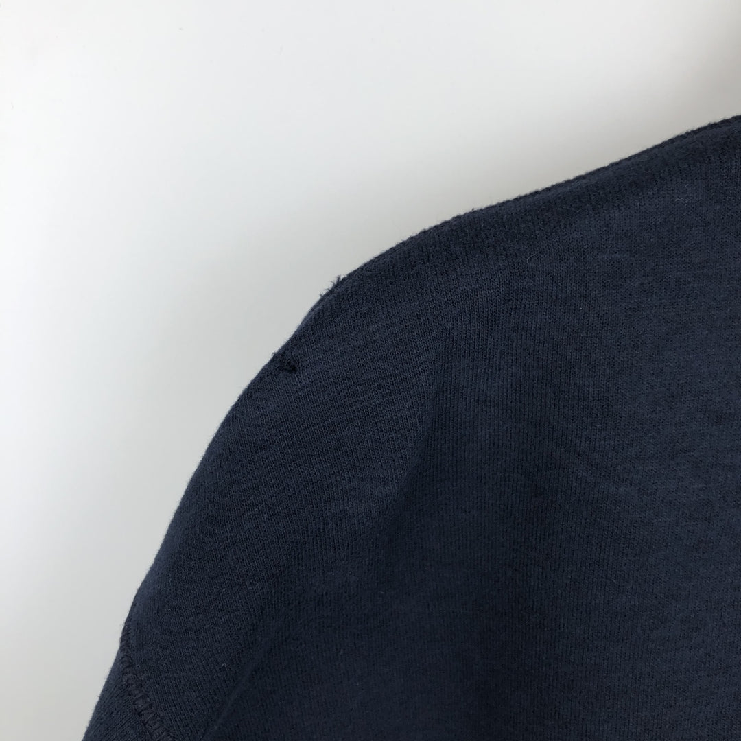 Ralph Lauren POLO RALPH LAUREN Half-zip sweatshirt, sweatshirt, men's size L cotton navy blue type Vintage Second Hand
