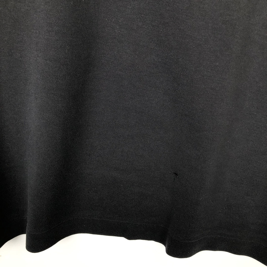 Ralph Lauren POLO RALPH LAUREN Half-Zip Long T-Shirt, Men's XL cotton black type Vintage Second Hand