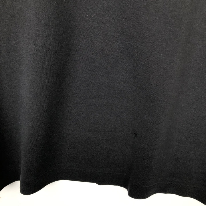 Ralph Lauren POLO RALPH LAUREN Half-Zip Long T-Shirt, Men's XL cotton black type Vintage Second Hand