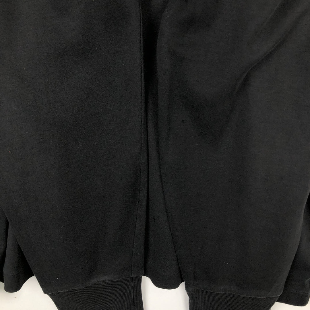 Ralph Lauren POLO RALPH LAUREN Half-Zip Long T-Shirt, Men's XL cotton black type Vintage Second Hand