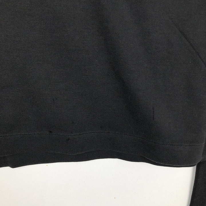 Ralph Lauren POLO RALPH LAUREN Half-Zip Long T-Shirt, Men's XL cotton black type Vintage Second Hand