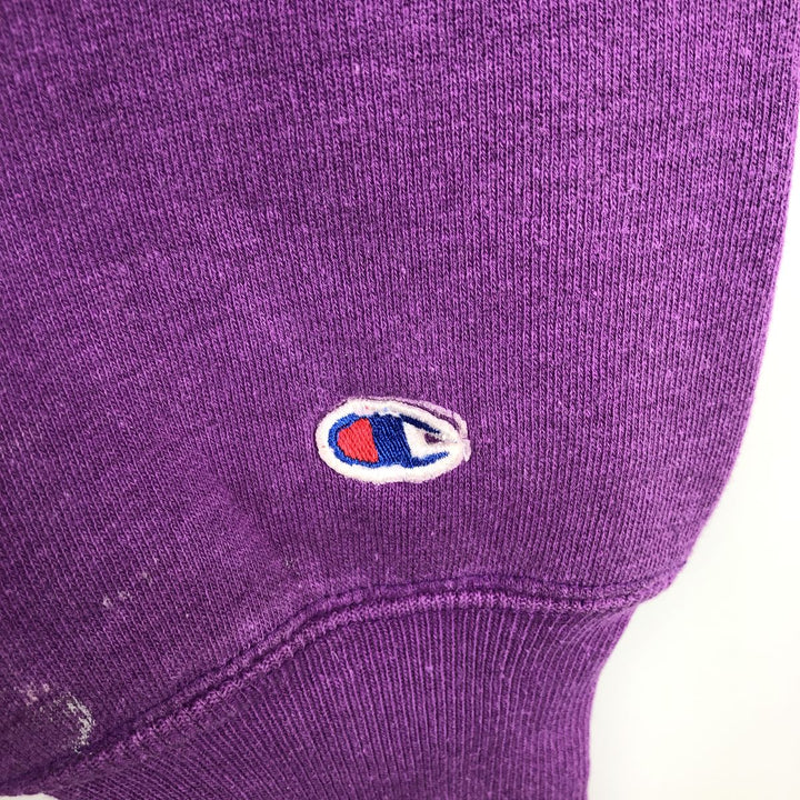 Vintage 90'S Champion Reverse Weave One-Point Logo Sweatshirt, Made in USA, Men's Size XL cotton purple type Vintage Second Hand