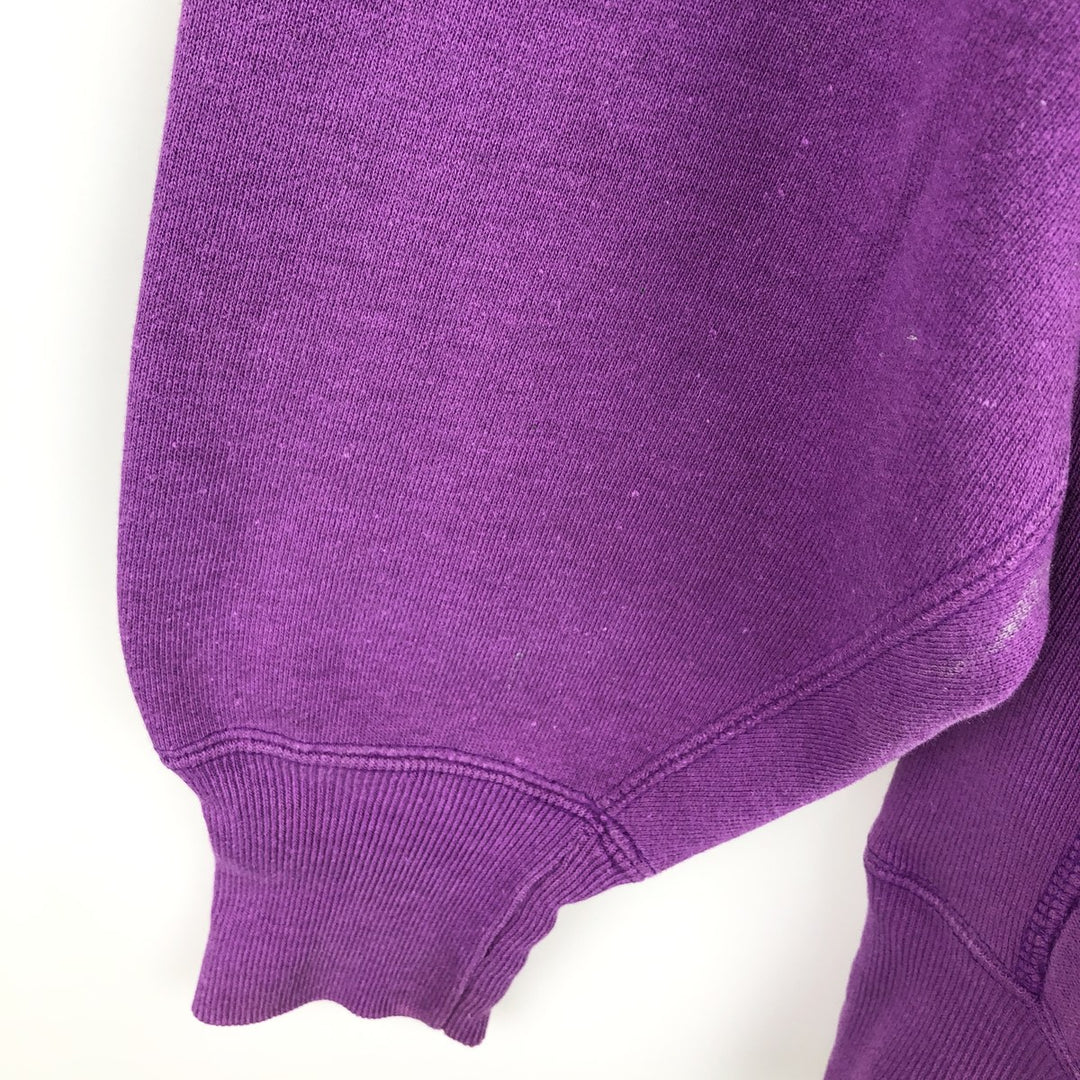 Vintage 90'S Champion Reverse Weave One-Point Logo Sweatshirt, Made in USA, Men's Size XL cotton purple type Vintage Second Hand