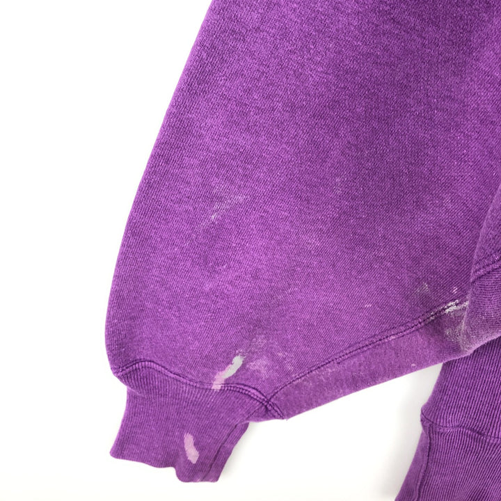 Vintage 90'S Champion Reverse Weave One-Point Logo Sweatshirt, Made in USA, Men's Size XL cotton purple type Vintage Second Hand